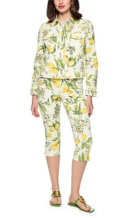 Джинсовая куртка с принтом