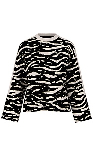 Пуловер с принтом