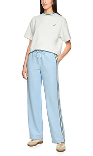 Брюки на кулиске с лампасами