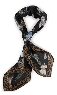 Шарф с принтом