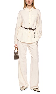 Блуза с фактурным узором