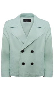 Жакет из хлопка и льна