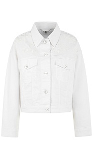 Джинсовая куртка с вышивкой