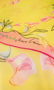 Шелковый шарф с принтом