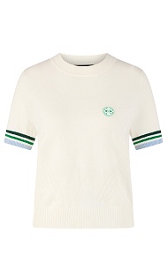 Пуловер с короткими рукавами