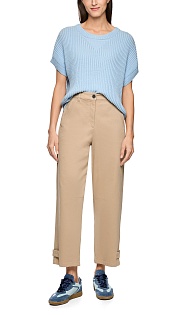 Широкие брюки из хлопка