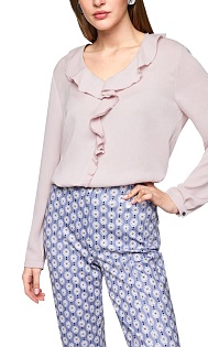 Блуза с воланами