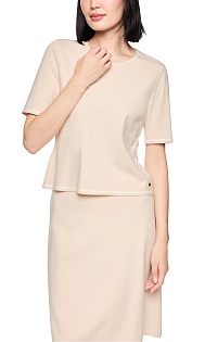 Пуловер с короткими рукавами