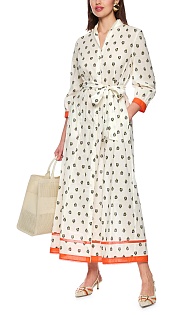 Платье из хлопка с принтом