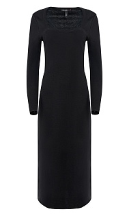 Платье из шерсти и вискозы