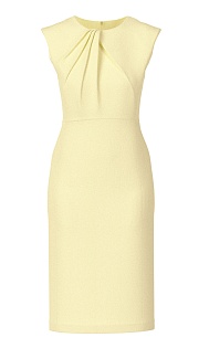 Приталенное миди платье