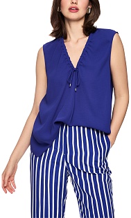 Топ из струящейся ткани