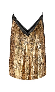 Топ с пайетками