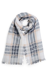 Шарф из хлопка и льна