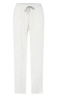 Брюки из хлопка и льна