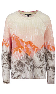 Пуловер с принтом Marc Cain, VS41.40M27/254-F, тема Mountain Air, сезон Осень-Зима 2023