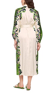 Платье из вискозы с принтом