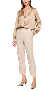 Брюки с подворотами