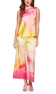 Топ с принтом