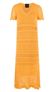 Ажурное платье из хлопка