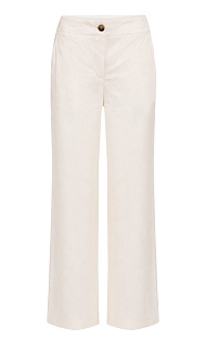 Брюки из льна и вискозы