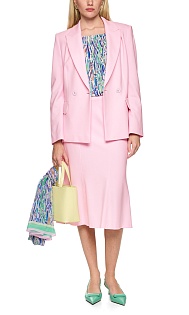 Двубортный пиджак из вискозы