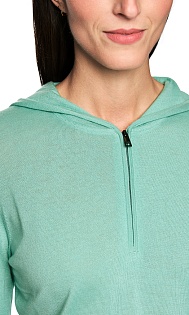 Пуловер с капюшоном