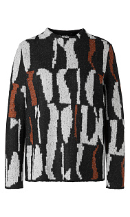 Пуловер с принтом Marc Cain, TC41.38M30/900-E, тема Golden Times, сезон Осень-Зима 2022