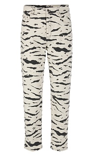 Джинсы с принтом