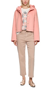 Шерстяная куртка со съемным капюшоном