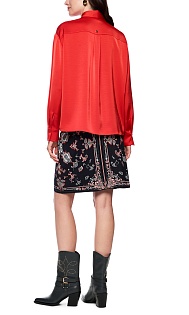 Атласная блуза