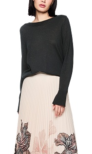 Пуловер из шерсти с люрексом