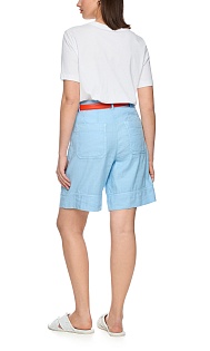 Шорты из хлопка и льна