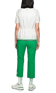 Стеганый жилет с принтом