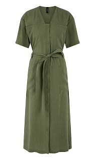 Платье с поясом