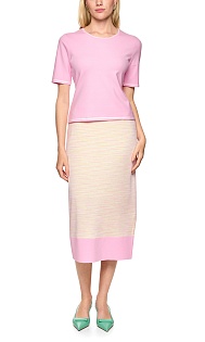 Пуловер с короткими рукавами