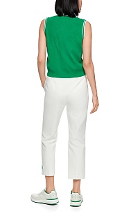 Укороченные брюки с логотипом