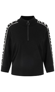 Пуловер с принтом