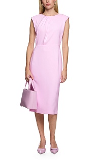 Приталенное миди платье