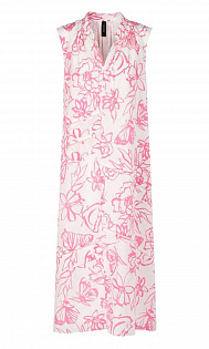 Платье с цветочным принтом Marc Cain, SC21.53W82/252-F, тема Summer Flirt, сезон Весна-Лето 2022
