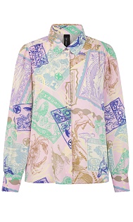 Блуза с принтом