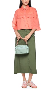 Юбка миди с разрезом