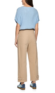 Широкие брюки из хлопка