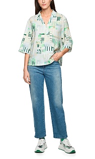 Блуза с принтом