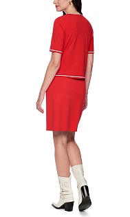 Пуловер с короткими рукавами