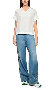 Блуза с воротником