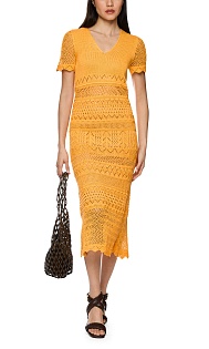 Ажурное платье из хлопка