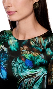 Платье с принтом