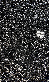 Шапка из пряжи букле