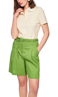 Поло с леопардовым принтом